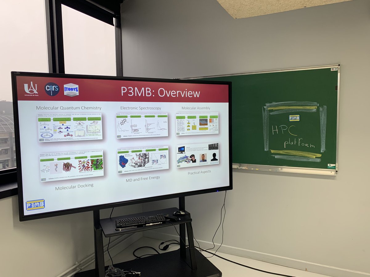 ItodysC's tweet photo. Launching of the #P3MB HPC platform! @ITODYS_lab @Univ_Paris https://t.co/EMKtehclXM