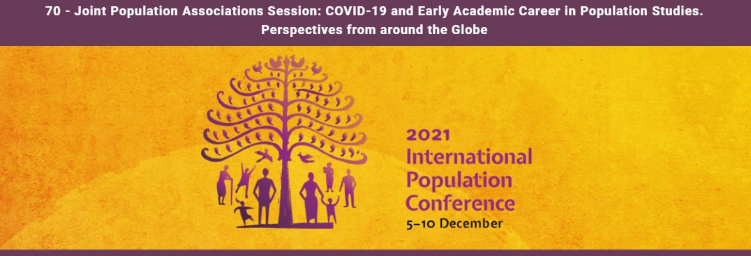 NIDI_KNAW's tweet photo. Today @ValkHelga moderates a panel discussion with early career scholars from around the globe on how the pandemic influences their careers at #IPC2021 #session70 @WachterGusta represents the European perspective @EAPS_pop @IUSSP
https://t.co/bdEQ7mOrC2 https://t.co/zkWmSVdn7k