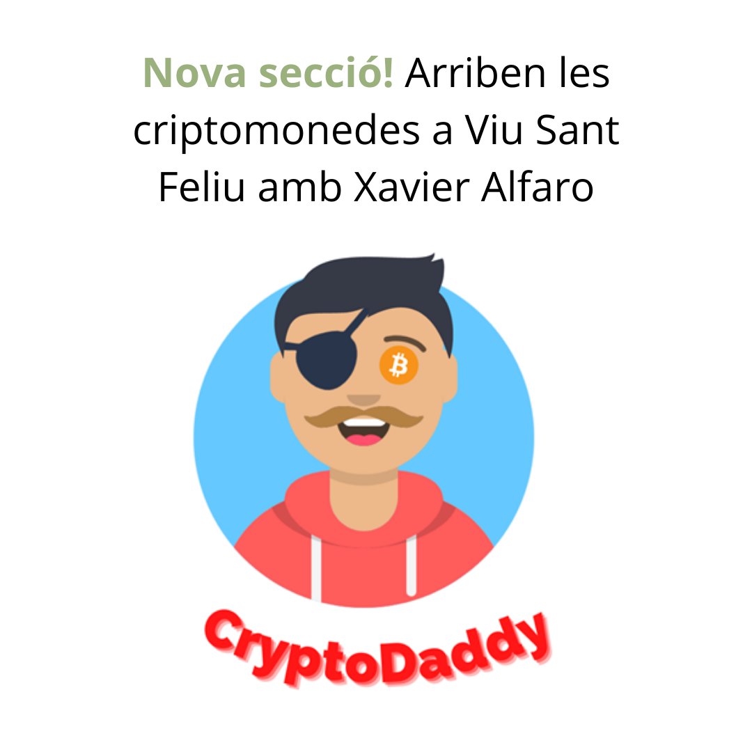 💸Avui a Viu Sant Feliu ens endinsarem en el món de les #criptomonedes amb la nova secció del Xavier Alfaro! 

🎙A més ens visitarà l’escola municipal de #música i l’entitat <a href="/calaixsastresf/">Calaix de Sastre</a>. Tot això i molt més de 10 a 12h al 105.3FM i a radiosantfeliu.cat