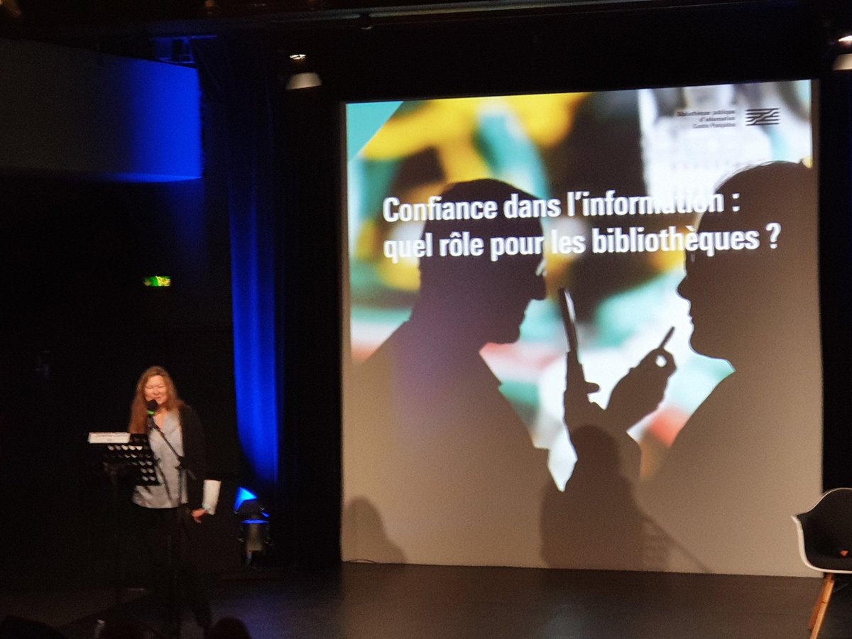 Bpi_Pompidou's tweet photo. Journée #EMI "Confiance dans l'information : quel rôle pour les bibliothèques ?" en partenariat avec le @MinistereCC : c'est parti ! A suivre en direct sur Bpi pro. #bibEMI https://t.co/lahcztLUO8