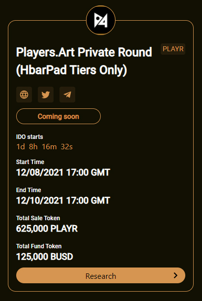 CryboCrypto's tweet photo. HbarPad
MetaPlayに今度はHbarPad用のIDO枠が
追加されてるー!😎
小出しやめてー!
HbarのTierはもってないんだなー。
これからもどんどん増えていくのだろうか?
とすれば、今の価格は非常にオトク🥰
#hbarpad
#metaplay https://t.co/EBhEq4libH