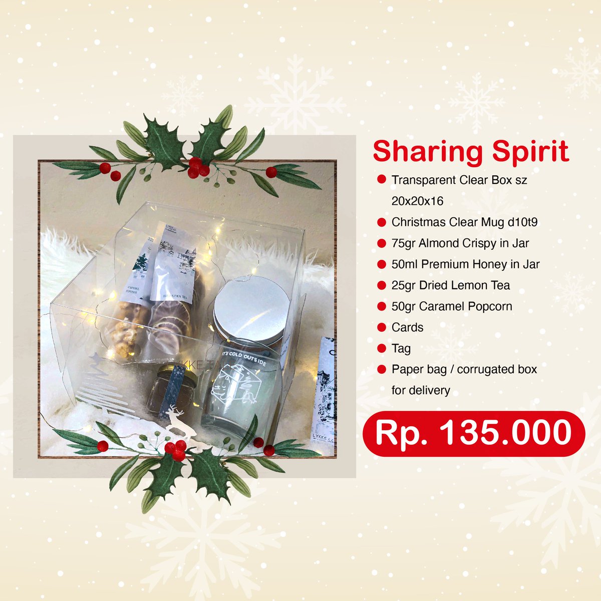 rebornblessing's tweet photo. @hrdbacot Mincot, boleh ijin rekomen hampers natal ini? Sebagian keuntungannya akan digunakan untuk membantu perbaikan gizi anak-anak penderita stunting. Makasih, Mincot 🙏 https://t.co/2y4ZUZXZ2i