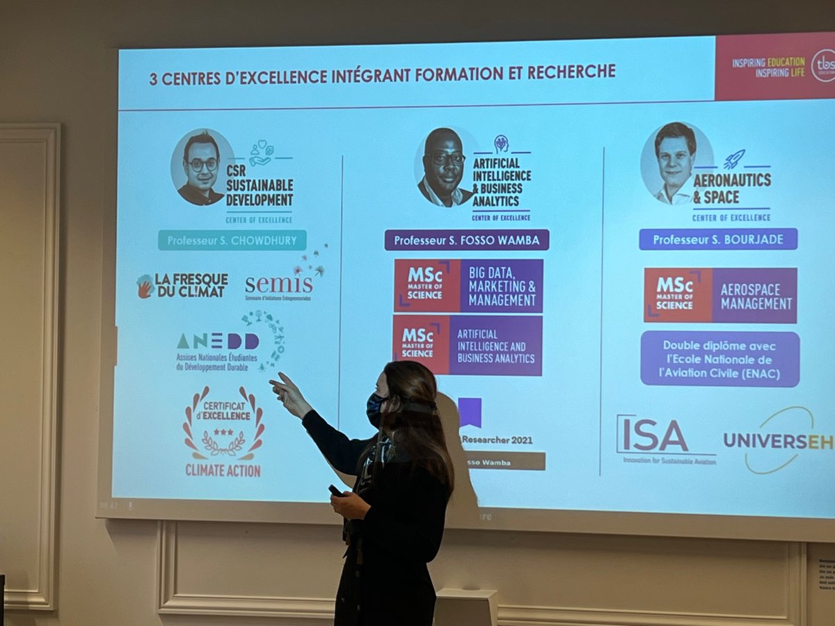 🔎 Notre démarche d’excellence trouve son apogée dans nos centres d’excellence, focalisés sur l’innovation ouverte, qui permettent de tester, valider et de perfectionner des concepts innovants pour dessiner le monde de demain en #RSE, #DeveloppementDurable, #IA, #Aerospace.