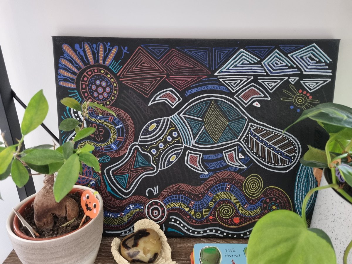 HerbertRagnarok's tweet photo. Some of my art. My 1st painting lol. https://t.co/AUwEjrDjbs