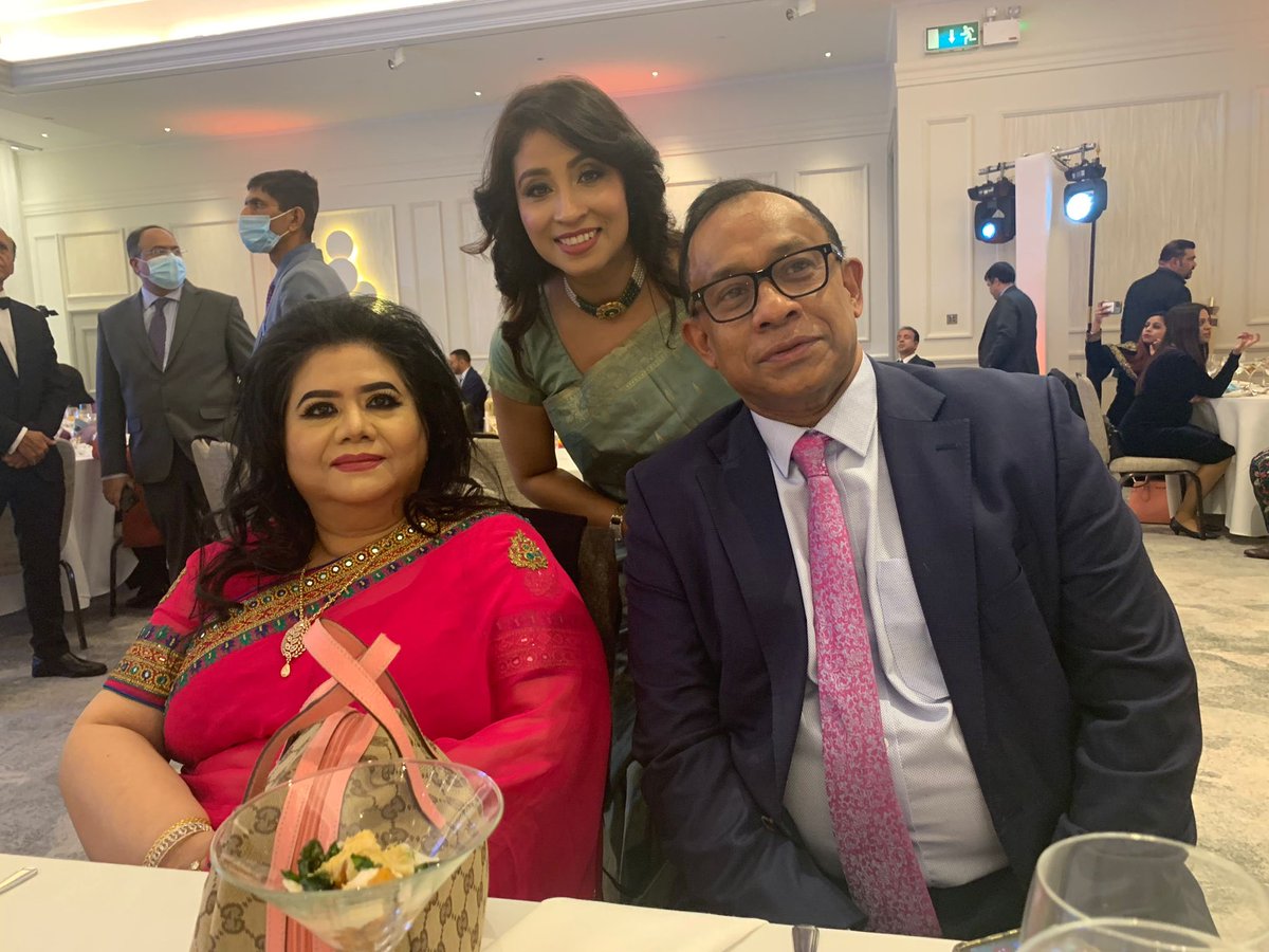 Delighted to meet  up with South Asian great artists Runa Laila and Rubayyat Jahan at The India  Bangladesh Friendship day Celebration. London.