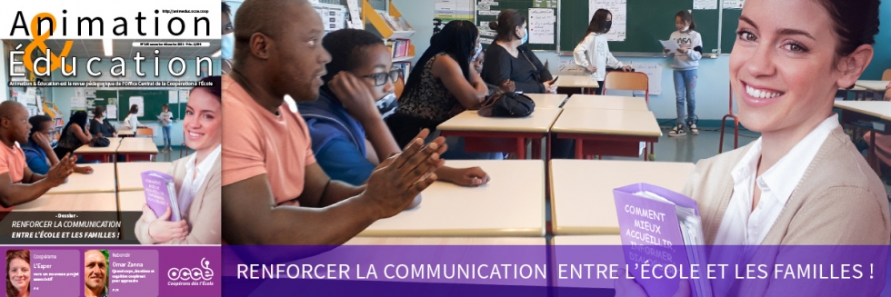 OCCE_FD's tweet photo. Le dernier A&amp;E revue pédagogique 
@OCCE_FD «Renforcer la communication entre l’école et les familles», est à découvrir! Comment mieux accueillir, informer, dialoguer avec les familles ? Dans ce numéro : des outils et des ressources créées et expérimentées. https://t.co/AarKEn7bUU https://t.co/L1cAUtyQcg