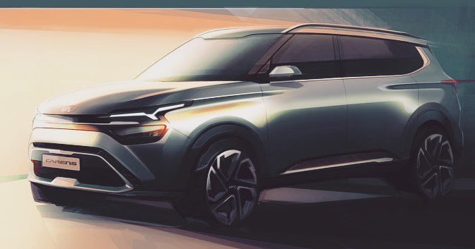 sidpatankar's tweet photo. Upcoming Kia #Carens MPV sketches. Face/lighting appear modern & distinct. But silhouette not differentiated enough from #Seltos. Another Creta/Alcazar? Let’s wait & c. Interior looks promising but see too little to go on! Bet we’ll get more teasers b4 long!
SVP
#KiaCarens
#3Row https://t.co/WxZMXJI3C9