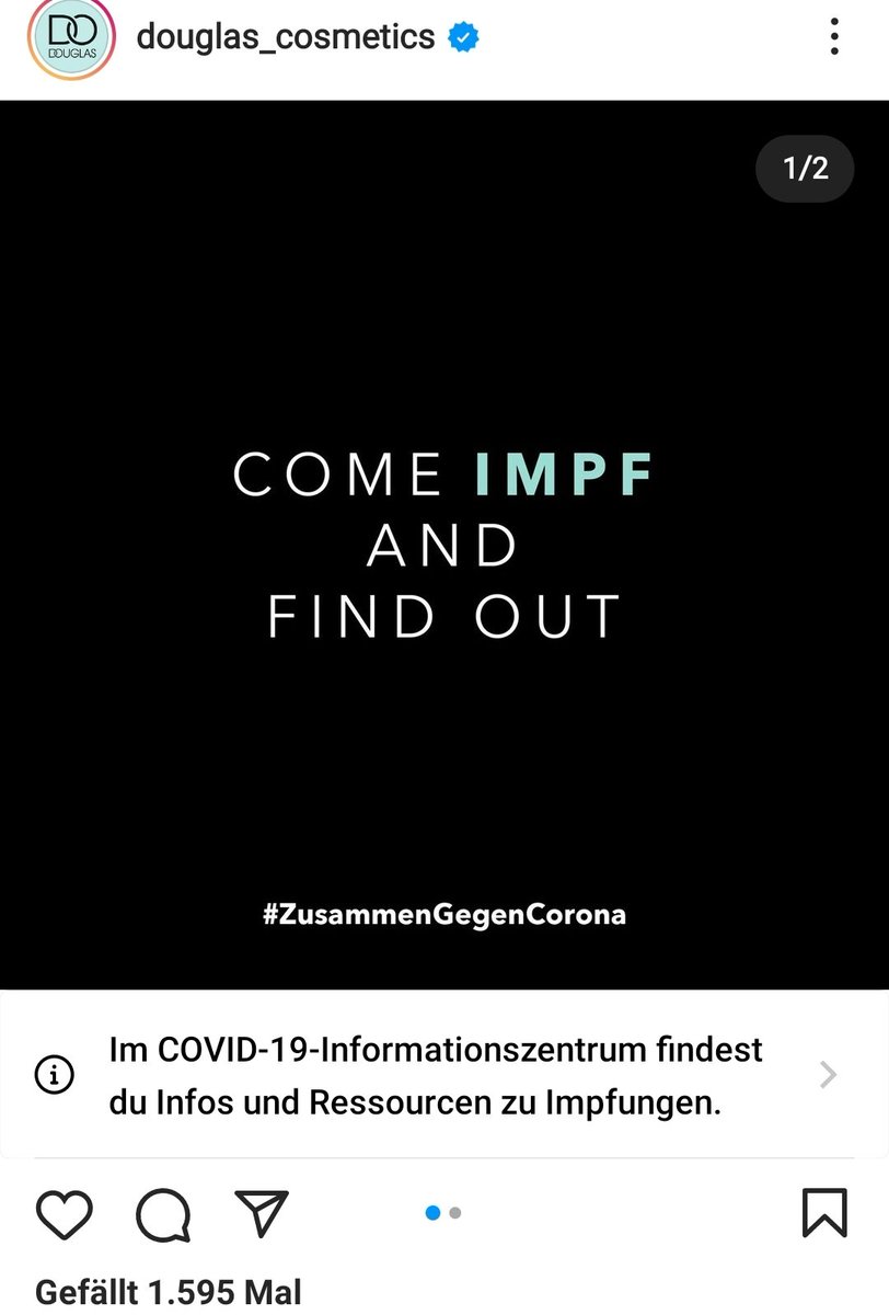 infoluencer's tweet photo. 150 Unternehmen rufen in einer gemeinsamen Kampagne zum Impfen auf und ändern ihre Markenclaims.
Hashtag:
#ZusammenGegenCorona 

Spoiler:
Die BILD, die ja ziemlich gegen einige Massnahmen gewettert hat, ist Medienpartner.
Uhm, ok. https://t.co/epmDWICnJn