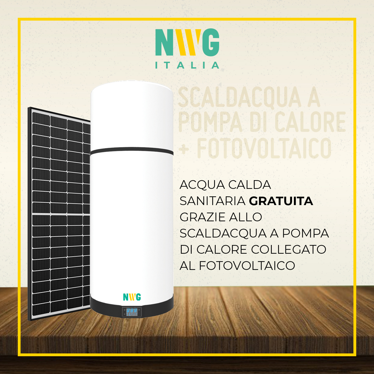 MarcoCalderone0's tweet image. RISPARMIO AL QUADRATO!
Con il serbatoio d’accumulo dello Scaldacqua a Pompa di calore di Full Box Smart, l'energia in eccesso prodotta dal pannello fotovoltaico viene usata per la produzione di acqua calda sanitaria, generando un abbattimento delle spese del gas.