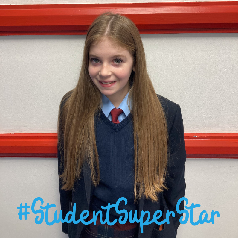 StsPnP's tweet photo. Abigail B in Year 8 is our latest Student Super Star!
“Abigail is an outstanding pupil. She contributes to all lessons positively and always treats people with respect. Well done Abigail you are the Y8 Student Super Star!!” - Mr Gough.
❤️💛💙
#BePandP #StudentSuperStar https://t.co/ceigeB0i2Q