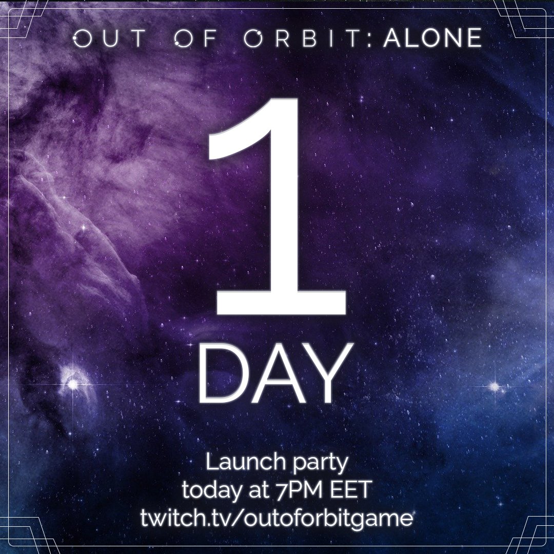 beyondplayfi's tweet photo. TOMORROW WE HAVE LIFTOFF! Our interactive fictional series Out of Orbit: ALONE starts on DEC 8th. Tonight we’re  streaming our launch party for Alone at 7PM (EET), so click on https://t.co/GeaRAk53jN for some pre-show hype!

#outoforbitalone  #scifi #twitch #stream #streaming https://t.co/nM7ncwCgsl