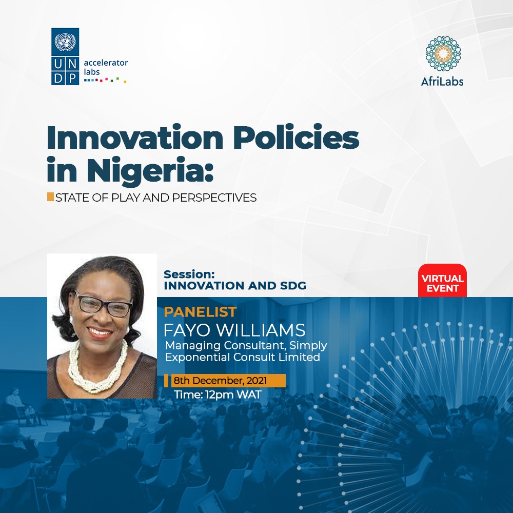 AfriLabs's tweet photo. Happening tomorrow!

Join @FayoWilliams, Managing Consultant, @simplyexponent1 and Patrick Eromosele, Chief Executive Officer, @impacthublagos as panelists at the webinar organized by AfriLabs and UNDP Accelerator Labs.

Topic: Innovation and SDGs
Time: 12pm WAT

1/2 https://t.co/TieDZnASKG