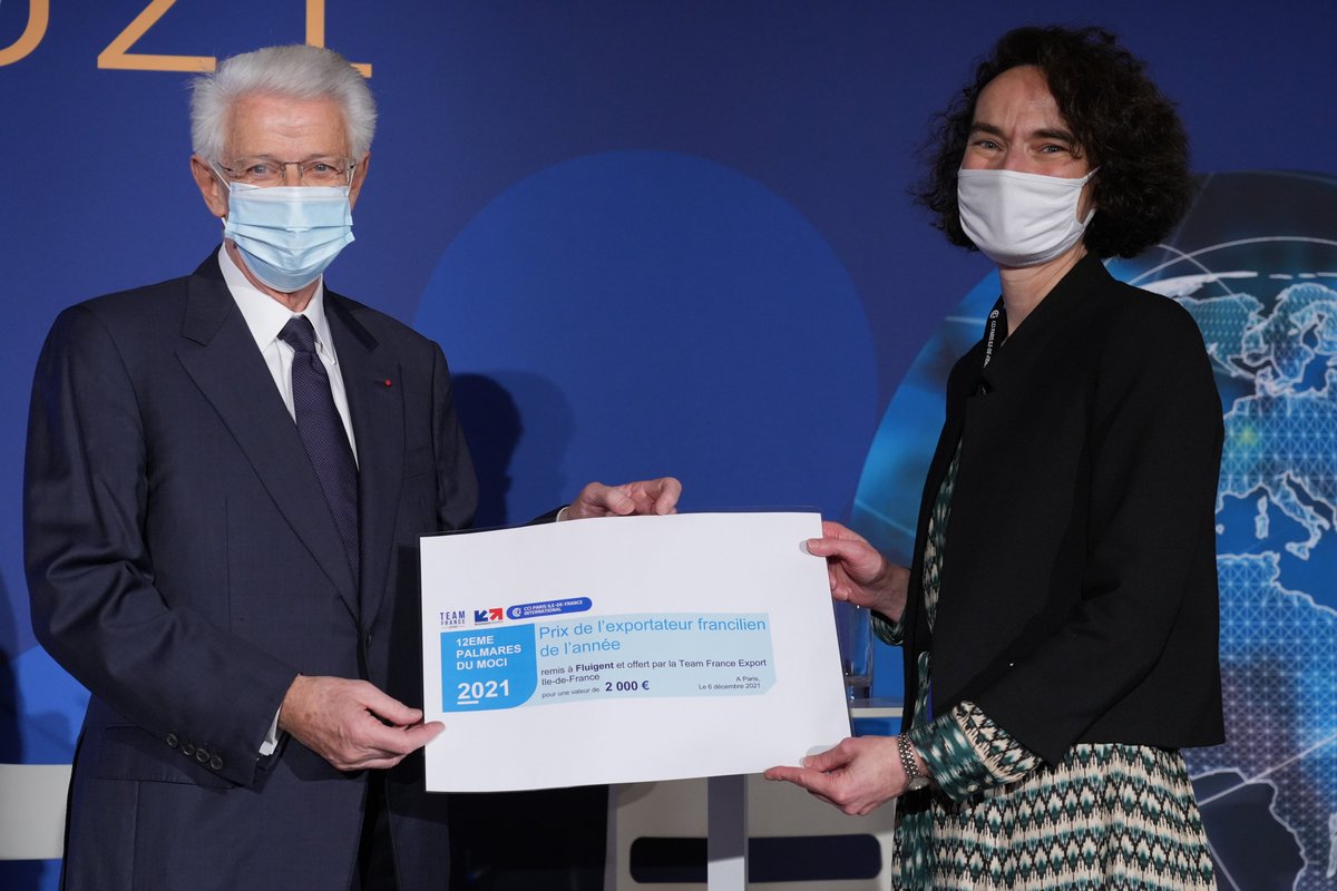 🏆 Félicitations à <a href="/Fluigent/">Fluigent</a> qui a remporté le prix de la catégorie Exportateur francilien de l'année au Palmarès Le Moci 2021 🏆
Le prix est remis par Didier Kling, Président CCIP IDF et reçu par France Hamber, PDG de Fluigent.

fluigent.com