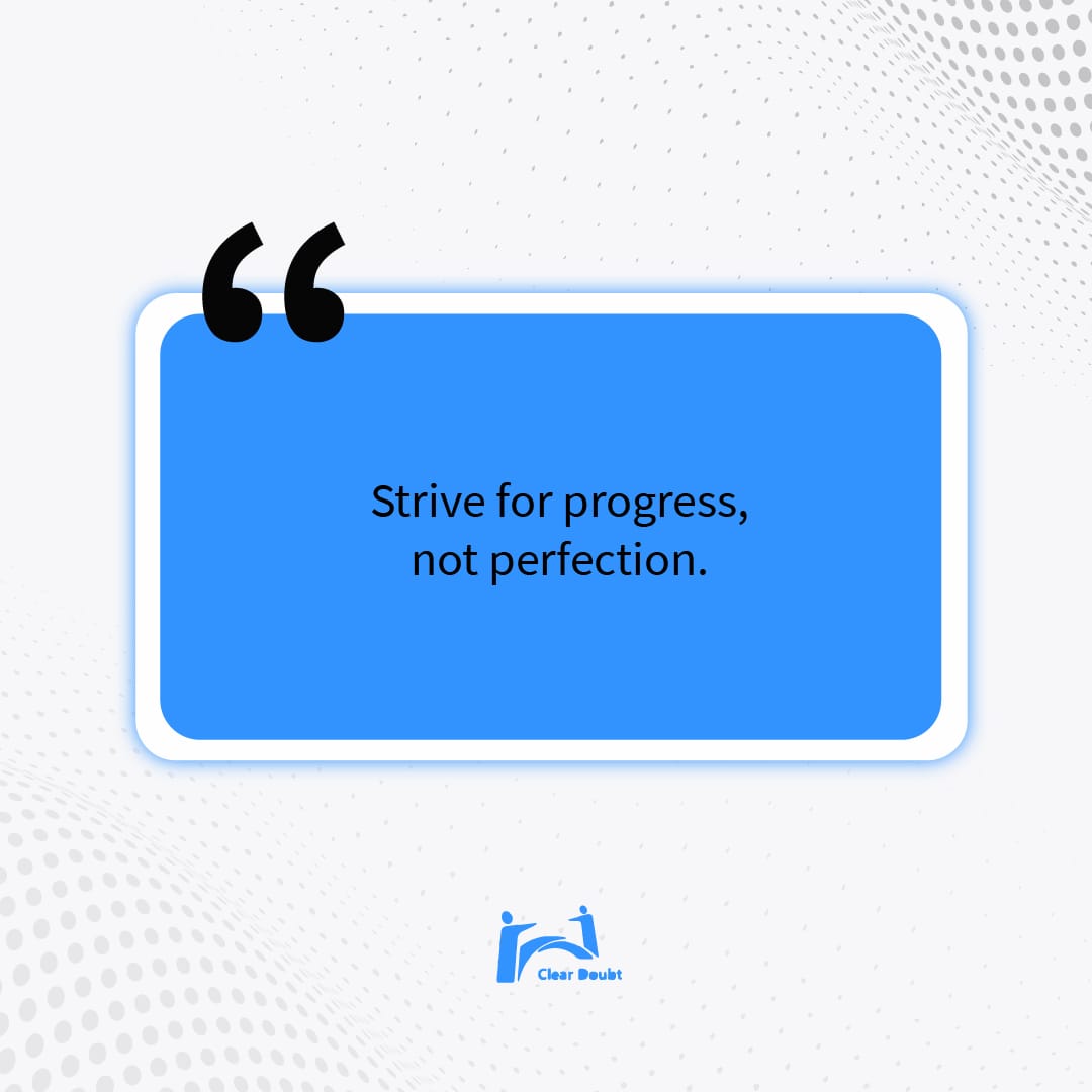 DoubtClear's tweet photo. Progress is the first step towards perfection.

#cleardoubt #cleared #progress #perfection #motivation #study #education #tips #knowledge https://t.co/srlDFTqtMI