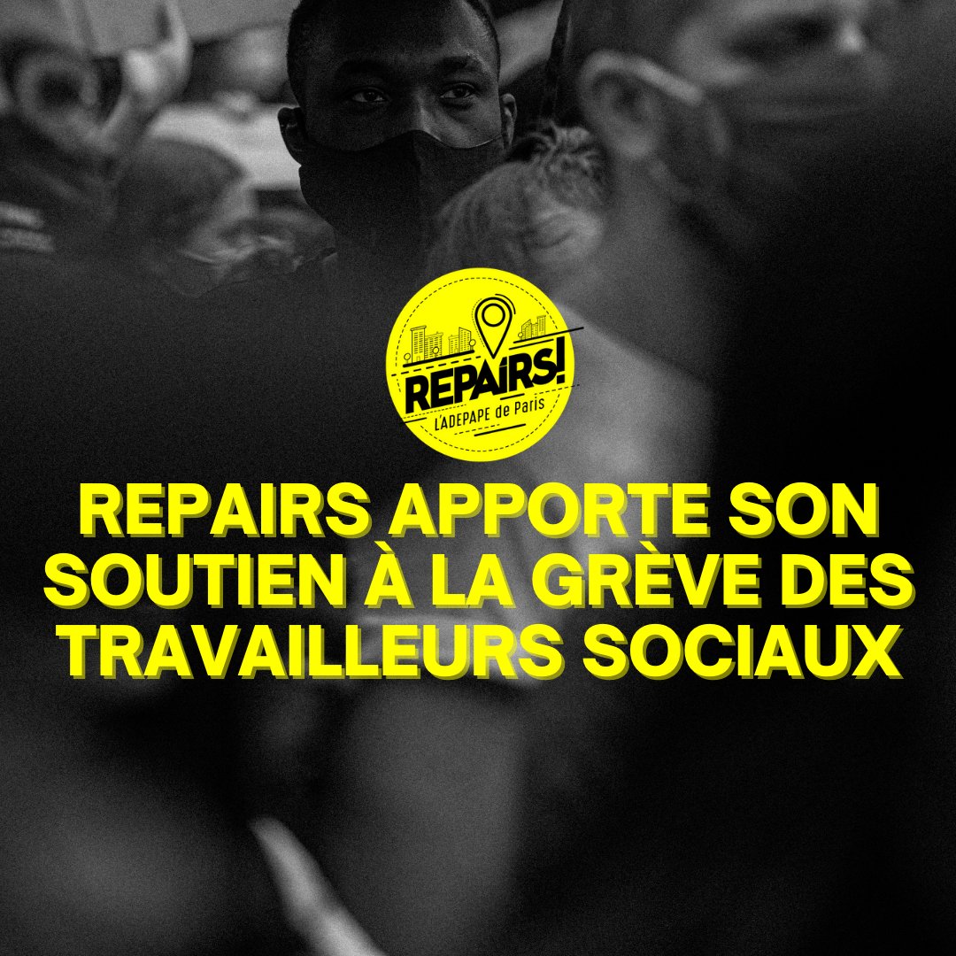 Repairs75's tweet photo. Aujourd'hui, partout en France, des milliers de travailleurs sociaux des services de protection de l’enfance seront en grève pour réclamer de meilleures conditions de travail. Nous leur apportons notre soutien et manifesterons à leurs côtés. 

Thread👇🏽 https://t.co/Gp2rTu6dIh