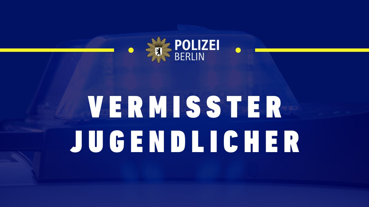 polizeiberlin's tweet image. Der 16-jährige Joshua aus #Hellersdorf wird seit dem 3.12. #vermisst! Er verließ morgens das Elternhaus, um zur Schule zu gehen, kam dort aber nie an. Unsere #Kripo sucht Joshua mit einem Foto. Wer hat ihn gesehen?
Hinweise: (030) 4664 371100

PM:
berlin.de/polizei/polize…

^tsm