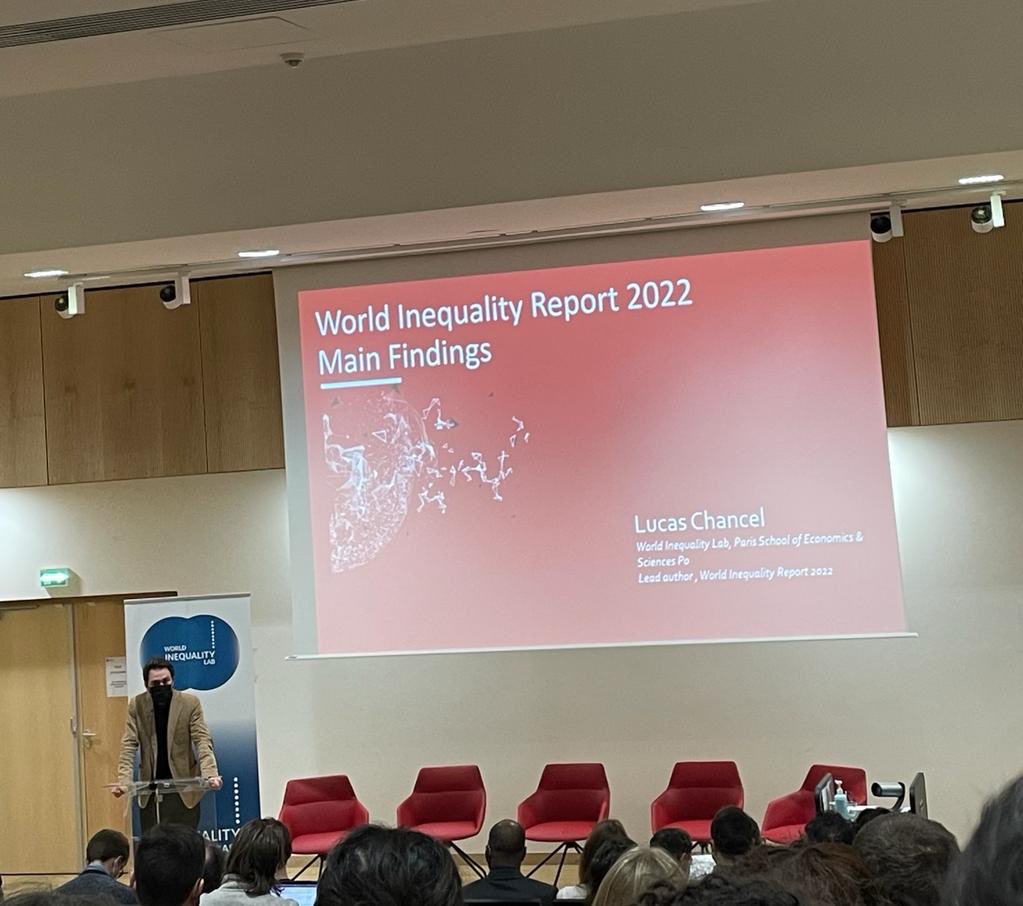 javierccll's tweet photo. Se está presentando el World Inequality Report, el informe más completo sobre la desigualdad que existe en el mundo creado por el @WIL_inequality 

Abro hilo con las novedades y la información más importante que trae. https://t.co/Jjev2wenyd