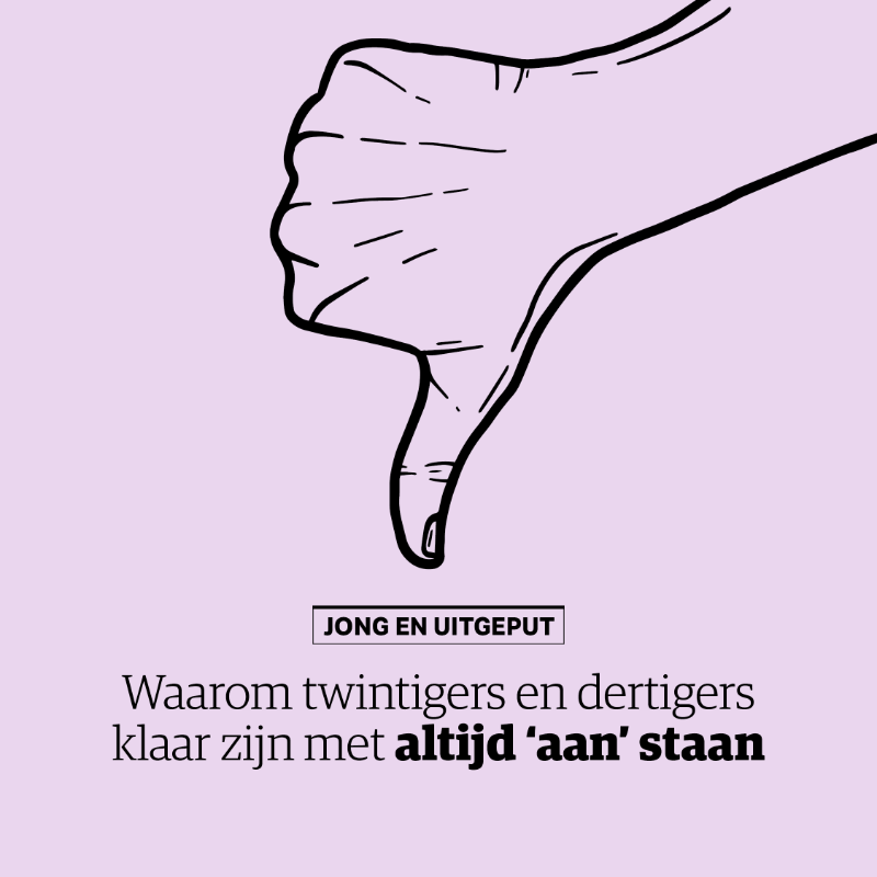 nrc's tweet photo. Waarom veroorzaken veel moderne beroepen zo’n ellendig gevoel? Die vraag staat centraal in het nieuwe boek van filosoof Amelia Horgan. Onder twintigers en dertigers leven steeds meer antikapitalistische gevoelens, zegt zij. Ze zijn klaar met altijd ‘aan’ staan.