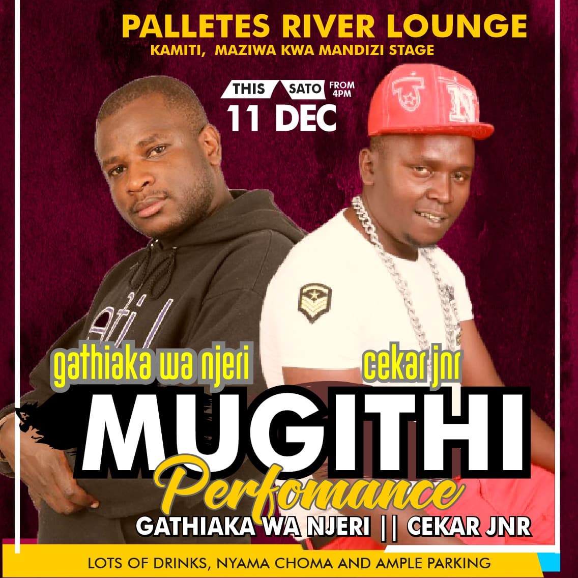 GathiakawaNjeri's tweet photo. This sato 11th karibuni sana @Palletes River Lounge kamiti Rd Formerly club Empire https://t.co/ZdM1DjBCEo