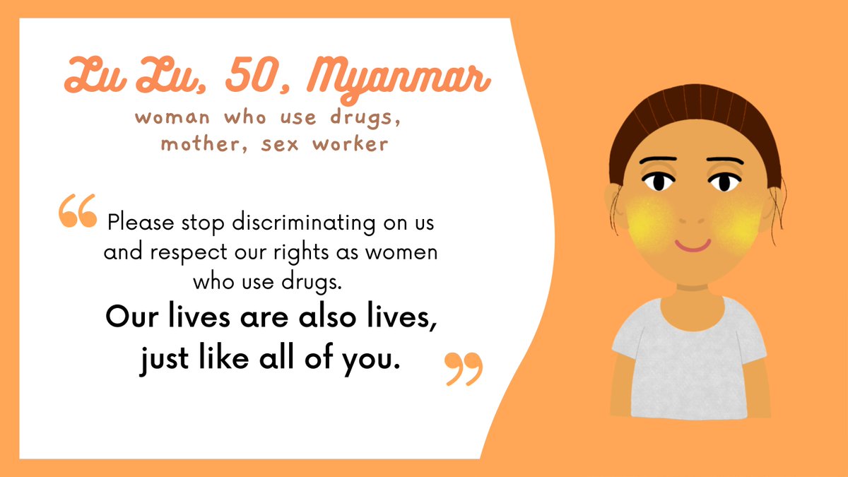 IDPCAsia's tweet photo. Lu Lu is sharing her story (https://t.co/x3GuJ4B4Ul) as part of the 2021 #EVAWUD Campaign to raise awareness of intersectional violence against #WomenWhoUseDrugs incl trans and gender non-conforming people.
Follow us to see more during #16Days of Activism! 
#EndVAW @WHRINetwork https://t.co/ChVKA05HuY