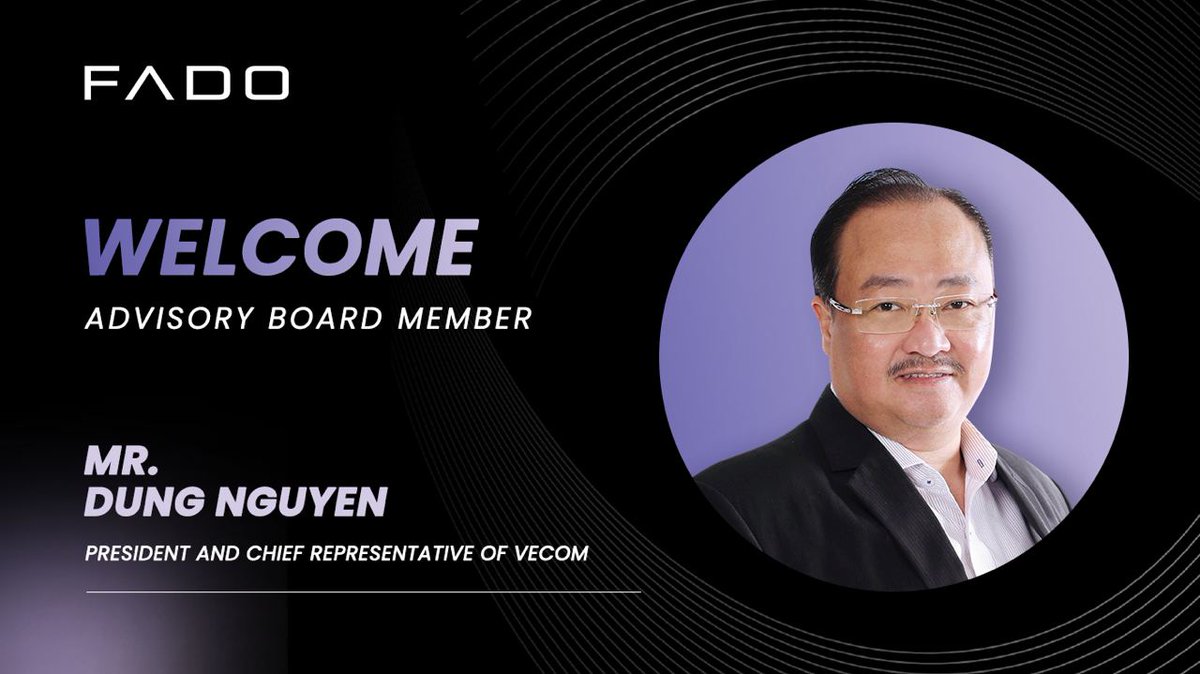 fado_go's tweet photo. We got big news today! 📣📣    

President of #VECOM - a prominent association for Vietnam E-commerce businesses, Mr. Dung Nguyen will be our advisor and make a driving force for the growth of our #livestream_shopping platform. 💥

#Blockchain #Crypto #DeFi #ADO https://t.co/p5Ca9JZKbp