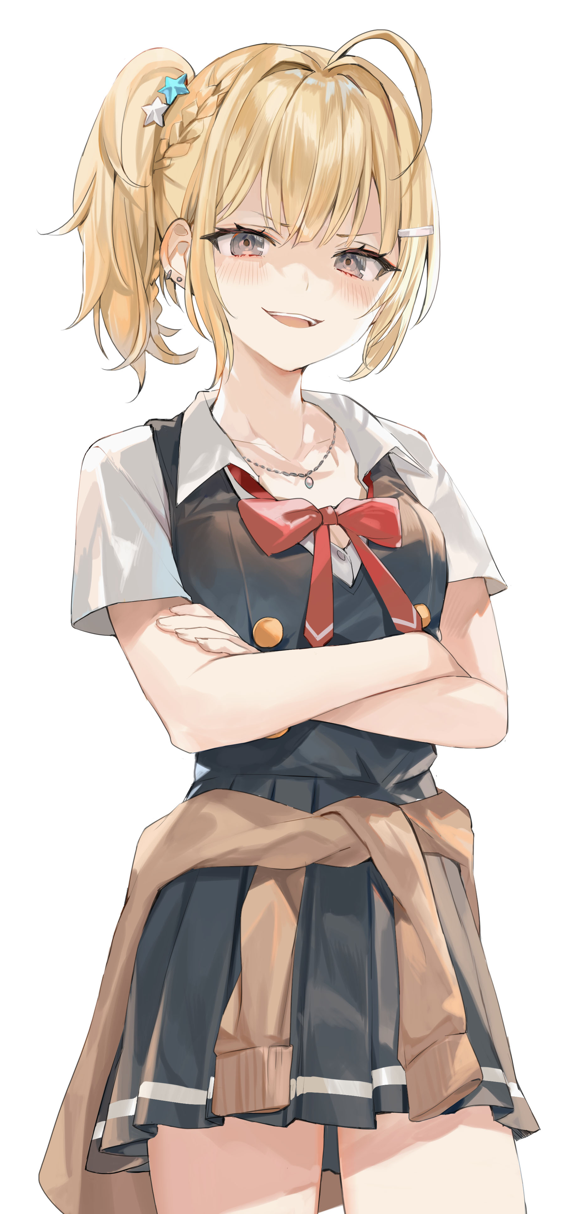 ロシア　金髪　制服　  / X