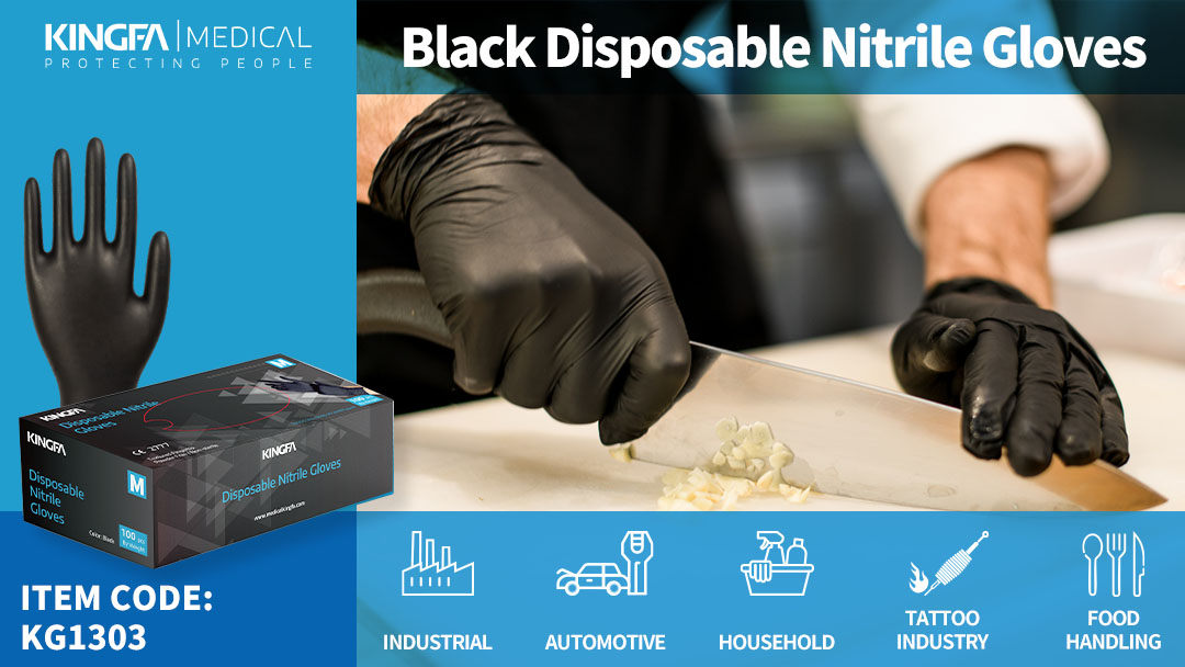 KINGFAMEDICAL's tweet photo. Therefore, in order to help keep the operating costs of catering companies low, to protect the health of employees, KINGFA MEDICAL provides food-grade nitrile gloves in black, not only to ensure food safety, comfort is also an absolute advantage! https://t.co/LZpyqEVMsb