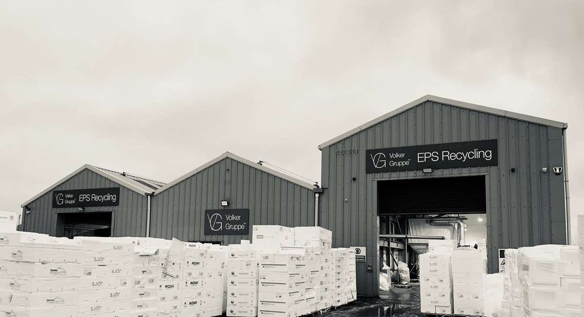 Good morning all!
It’s a bit “dreich” here this morning at the site but regardless of the weather, we’re here, recovering &amp; recycling EPS, creating sustainability. #EPS #Recycling #Sustainability #Scotland