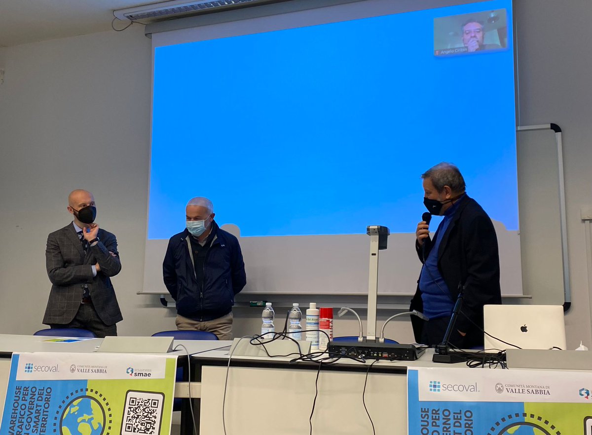 secoval's tweet photo. 📢 Venerdì si è tenuto il seminario: “Il datawarehouse geografico per un governo smart del territorio”, organizzato con CMVS e SMAE. 
Il datawarehouse di Prometeo serve per la gestione tributaria 💰, gestione urbanistica 🏗️, oltre che per attuare politiche di sostenibilità.🤝 https://t.co/FLyXx7TIcM
