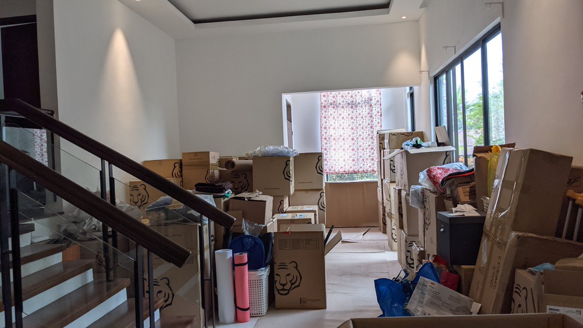 jaydj's tweet photo. Never had the experience of merging stuff from two houses into one until today. You'll soon find out there are many duplicate items. #When2Become1 https://t.co/OwR2kb4ehH
