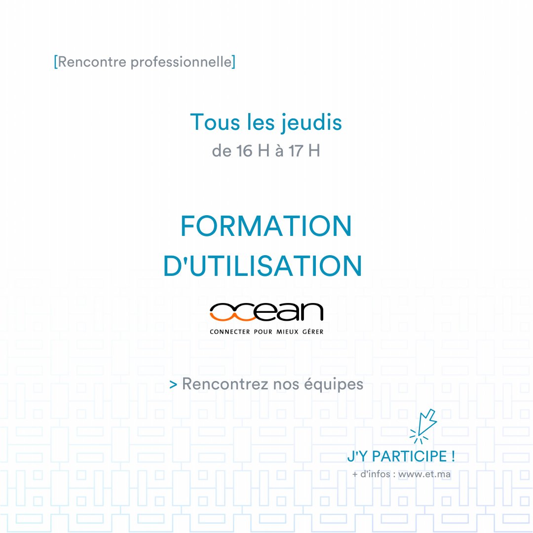EfficientTechMa's tweet photo. Rapports d'activité, #geofencing, #chronofencing... Quèsaco ?

@EfficientTechMa organise tous les jeudis des formations afin de vous aider à optimiser l'utilisation de la plateforme Océan, de découvrir de nouvelles fonctionnalités et bien plus encore !

👉🏼:https://t.co/4p0mow65ep https://t.co/HULCn8l1ic
