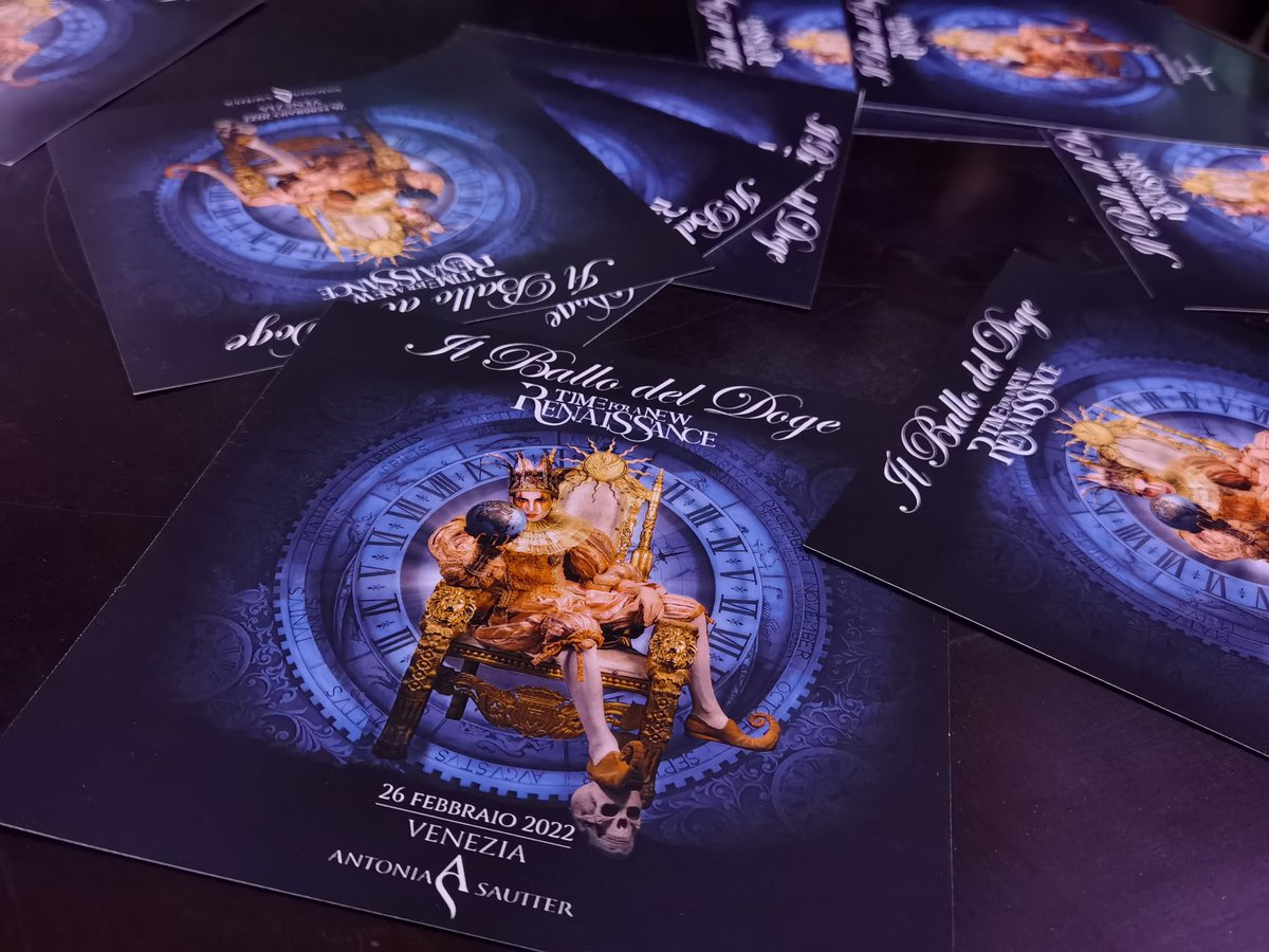 Venice_Carnival's tweet photo. Aspettando #CarnevaleVenezia2022 | dal 12 febbraio al 1 marzo 2022

 🎭 Time for a new #Renaissance  

Svelato il tema della prossima edizione de "Il Ballo del Doge" a cura di #AntoniaSautter, in scena sabato 22 febbraio 2022 ✨ 

Continuate a seguirci per scoprire di più 😍 https://t.co/54K3ZRB47N