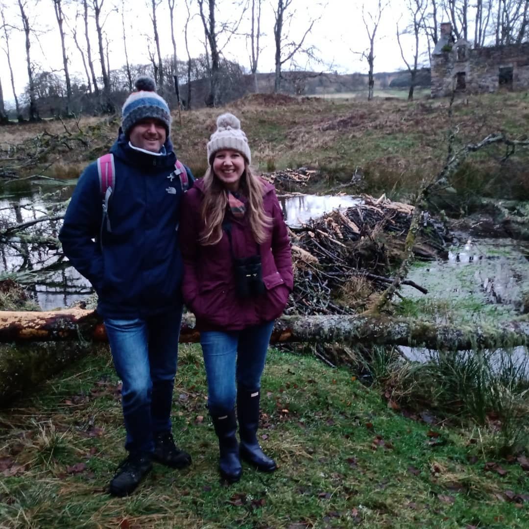 PerthshireWild's tweet image. The weather thankfully cleared on Saturday for our #WinterBeaverSafari &amp;amp; we had a great afternoon  looking at the beavers&apos; amazing engineering, ecological feats &amp;amp; this beautiful sunset. Happy belated birthday Sarah! Thanks to @bamffeco for hosting us. #beavertourism #greatdaysout