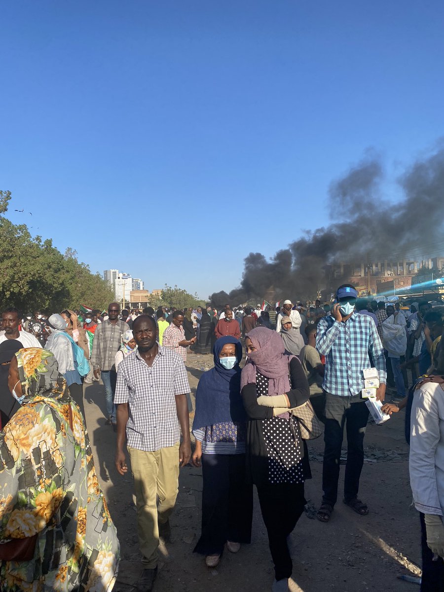 nubianomad's tweet photo. Yesterday’s #Dec6March, across various #Sudan|ese cities highlight continued resolve of ppl to express their frustration and rejection of the country’s current political situation n asking for change #SudanCoup n the determination to keep this struggle going #الردة_مستحيلة https://t.co/kLn3OIPuak
