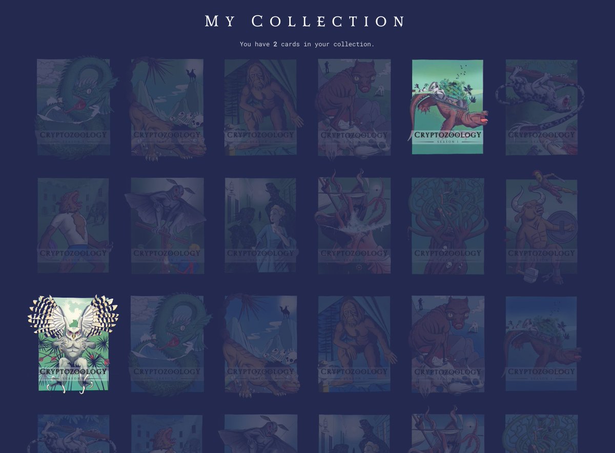 Cryptozoology | Cardano NFT tweet media