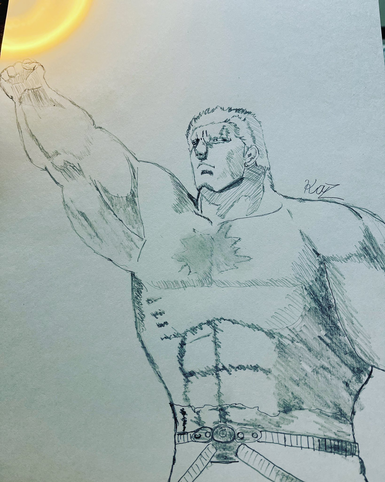 Kaz ラオウカッコイイです 我が生涯に一片の悔いなし 北斗の拳 ラオウ イラスト好きと繋がりたい イラスト練習中 イラスト Art 絵描きさん繋がりたい 落書きギルド Twitter交流会会場 T Co Mwxluair5m Twitter