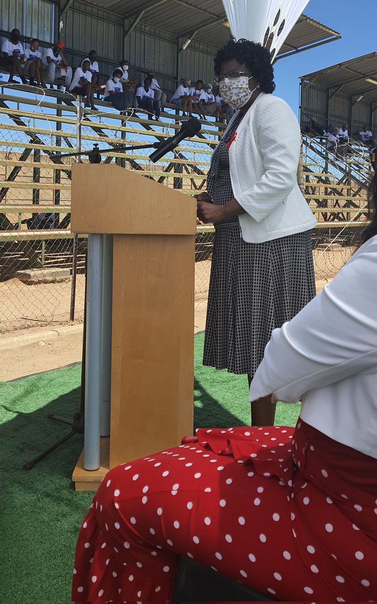 PulengL's tweet photo. There's need for us to continue to reflect, re-energise our efforts and recommit to #EndAIDS by 2030. Dr #Alti_Zwandor at the @CoWMunicipality #WAD2021 commemoration and #male_engagement campaign with #Khomasdal community in Windhoek.
#EndInequalities_EndAIDS_EndPandemics https://t.co/WtCPL4S63q