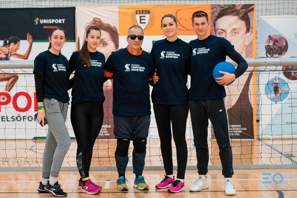 uni_corvinus's tweet photo. 🏐 Két csapatunk is ott volt a 2. #csörgőlabda #MEFOB-on, amelyen 8 budapesti és vidéki egyetemi csapat ép és látássérült hallgatói vettek részt. Kettes számú csapatunk fair play díjas lett. 👏
🗒️ Beszámoló az eseményről: https://t.co/otQEvnyYQF
📷 Hódossy Attila https://t.co/2LchCuiS5a