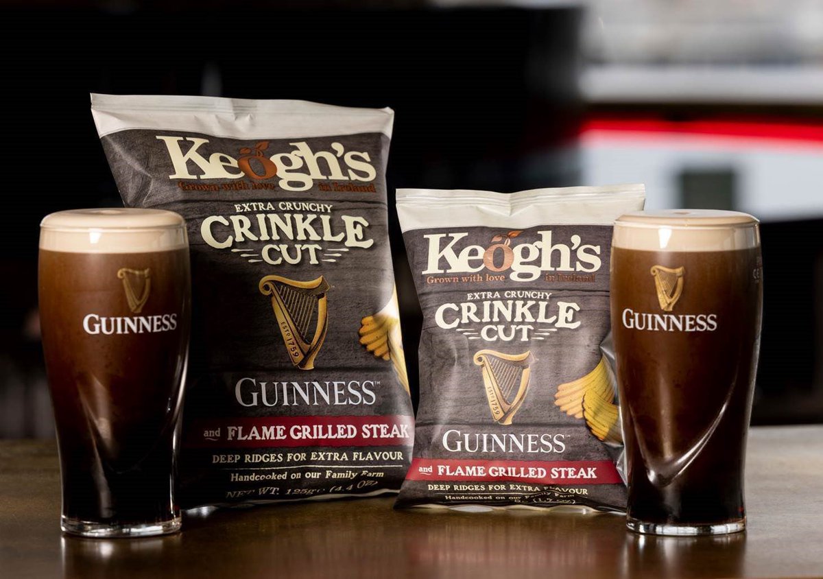 Our little Christmas gift we can finally share with you all 🎁
From crop to crisp and grain to glass, a collaboration like no other 🥔🌾 We have come together to create a crisp that offers the expertise and experience of both Guinness and Keogh’s 🥳😁 <a href="/GuinnessIreland/">Guinness Ireland</a>