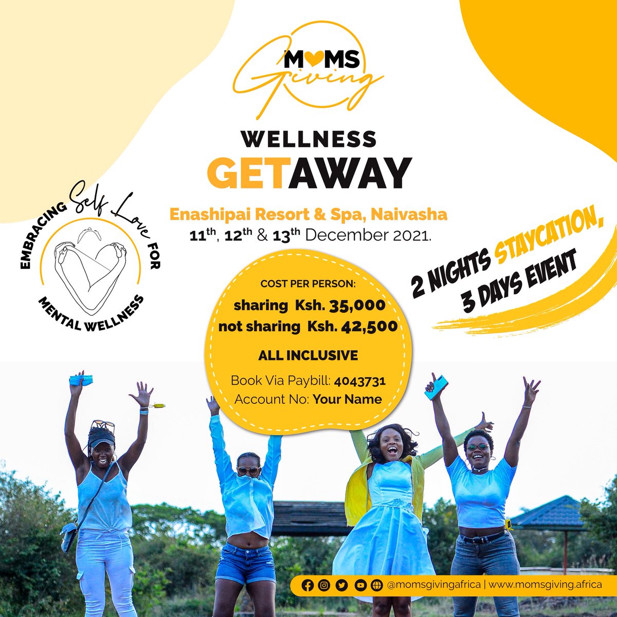 momsgiving's tweet photo. ⚠️ SALE ALERT ⚠️ 
Happy Tuesday!!!! Get a pair of tickets or the Squad tickets at a discounted price! We can't wait to see you this long weekend.
#momsgiving2021 
#momcation #justbreathe https://t.co/WfR9GmNZxp