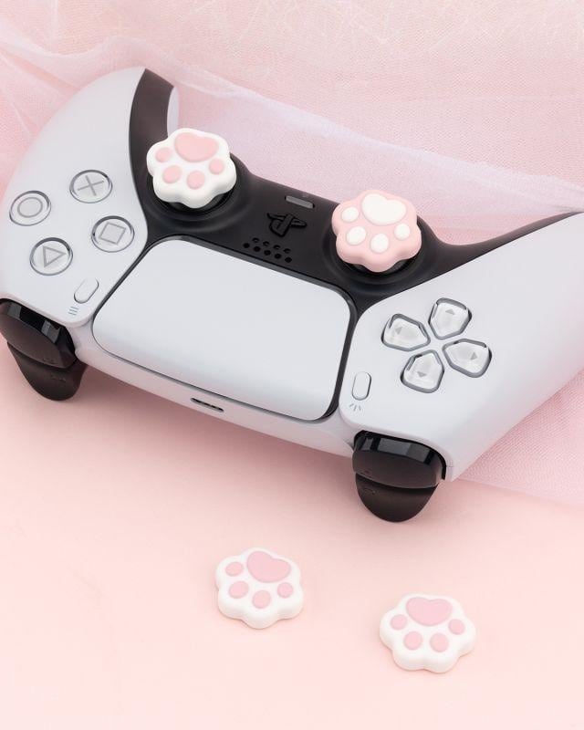 StogaPink's tweet photo. 💫💫Look, is this your favorite handle cover joystick cover?😀😀😀

🌸🌸🌸🌸Cat Paw Silicone Thumb Stick Handle Cap Joystick Cover is compatible with Switch/PS

 🐾
#ps4 #pawprints #joystick #joystickcover #playstation4 #playstation #controller #white #pink #gaming #kingdomheart https://t.co/QufVvcxBu9