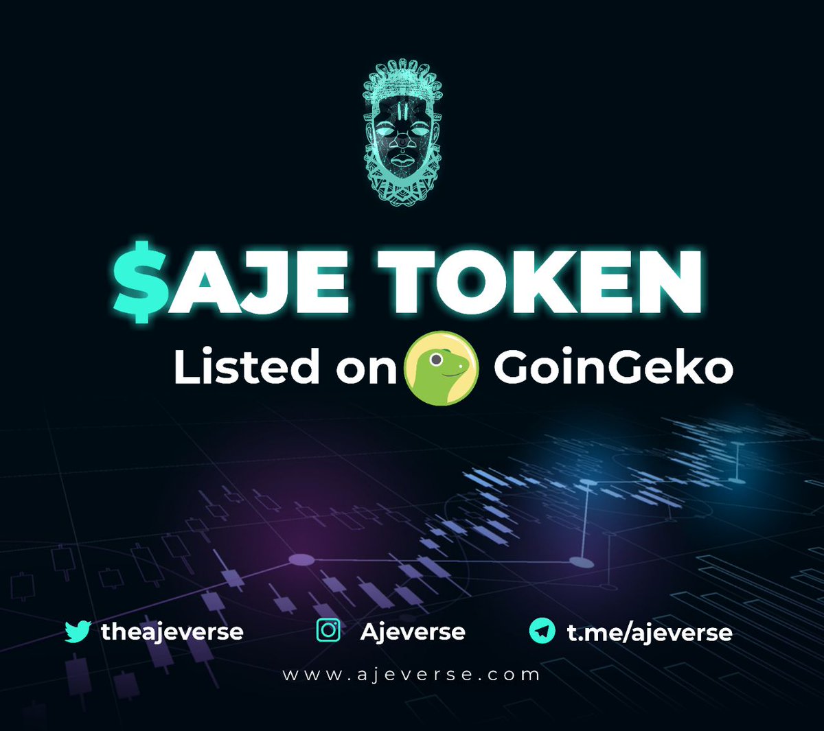 theajeverse's tweet photo. $AJE token now listed on @coingecko 
#Ajeverse https://t.co/YCGgmLgtsE