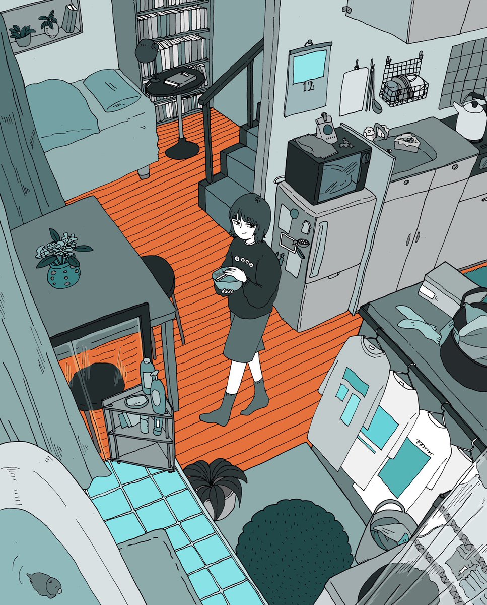 「『深夜のお楽しみ』 」|るんるん📘お休み中のイラスト