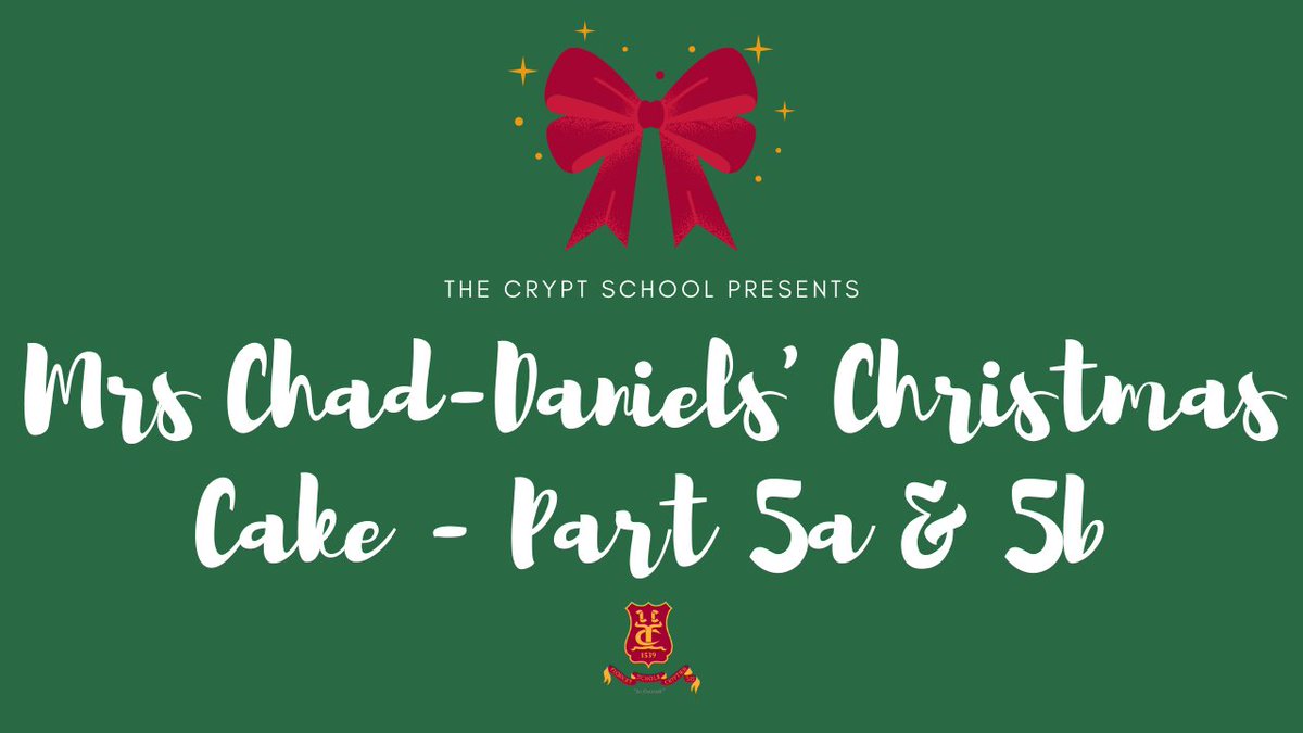 TheCryptSchool's tweet photo. We continue with Mrs Chad Daniels' Christmas Cake series - Part 5a &amp; 5b are available now! 🎄#CryptChristmas #CryptFood

https://t.co/b9EUy3sMI0 - Part 5a
https://t.co/zcCfxXp78v - Part 5b https://t.co/SgmNBNFj0A