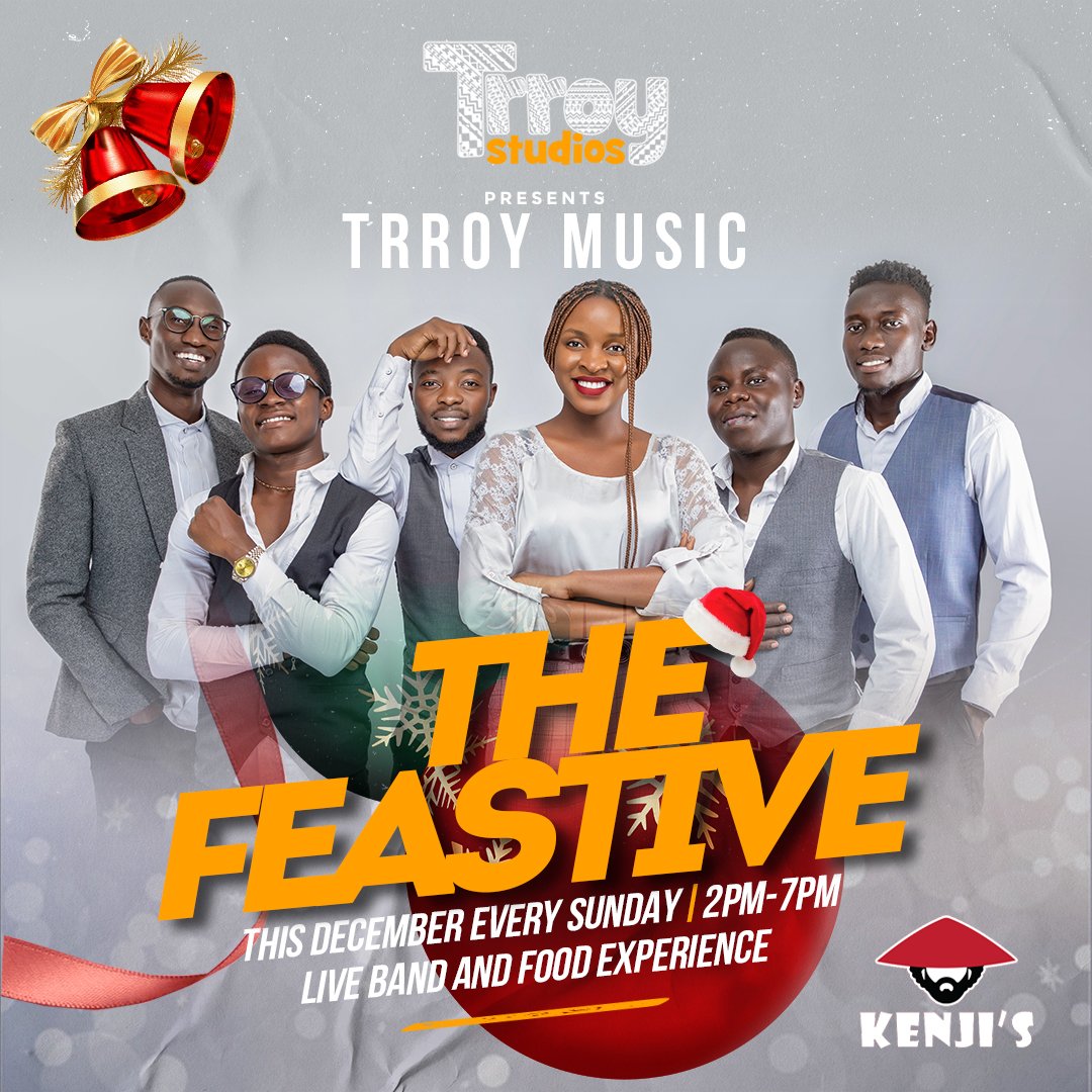 twendetupaate's tweet photo. Make room for beautiful memories this festive🎊 season with a live band and food😋 experience at @kenjismojo every Sunday this December from 2pm - 7pm.
#GetFeastive https://t.co/0BAzri4ZHj