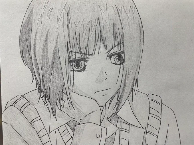 #好きっていいなよ。 #好きなよ
#SayIloveyou  #橘めい #めいちゃん
#模写 #お絵描き #イラスト

今日ずっとこんな顔してました、
眠気と闘ってましたよ🥺🥺🥺 