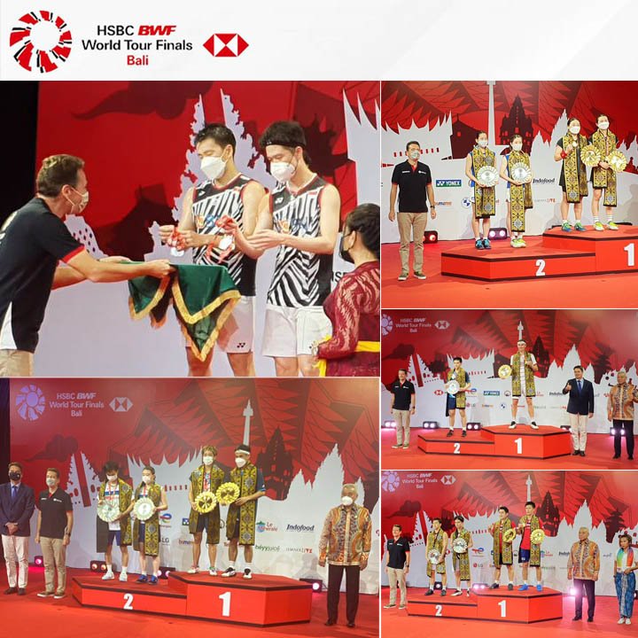 HSBC_ID's tweet photo. Francois de Maricourt selaku President Director HSBC Indonesia menerima plakat dari PBSI dan berkesempatan memberikan hadiah untuk juara pertama & kedua di final HSBC BWF World Tour Finals 2021.
#HSBCSuperFans, terima kasih untuk semangat kalian.
#SaatnyaJadiJuara https://t.co/gbSpqXNaV1