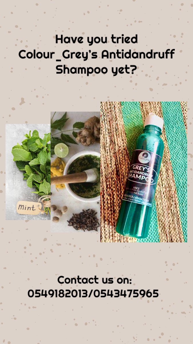 colour_greyish's tweet photo. Grey’sAntidandruff shampoo 
#antidandruff #colour_grey #healthyhair #trending https://t.co/snf2dxZ1Nr