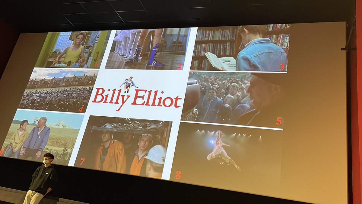 Présentation par @camilledupuy_ de #billyElliot dans le cadre de #collegeaucinema ! Cela fait plaisir de recevoir des collégiens malgré la situation ! Avec le soutien de <a href="/Cinepassion24/">Ciné Passion 24</a> #educationalimage #culture #cinema #RexSarlat #education #college #EducationNationale