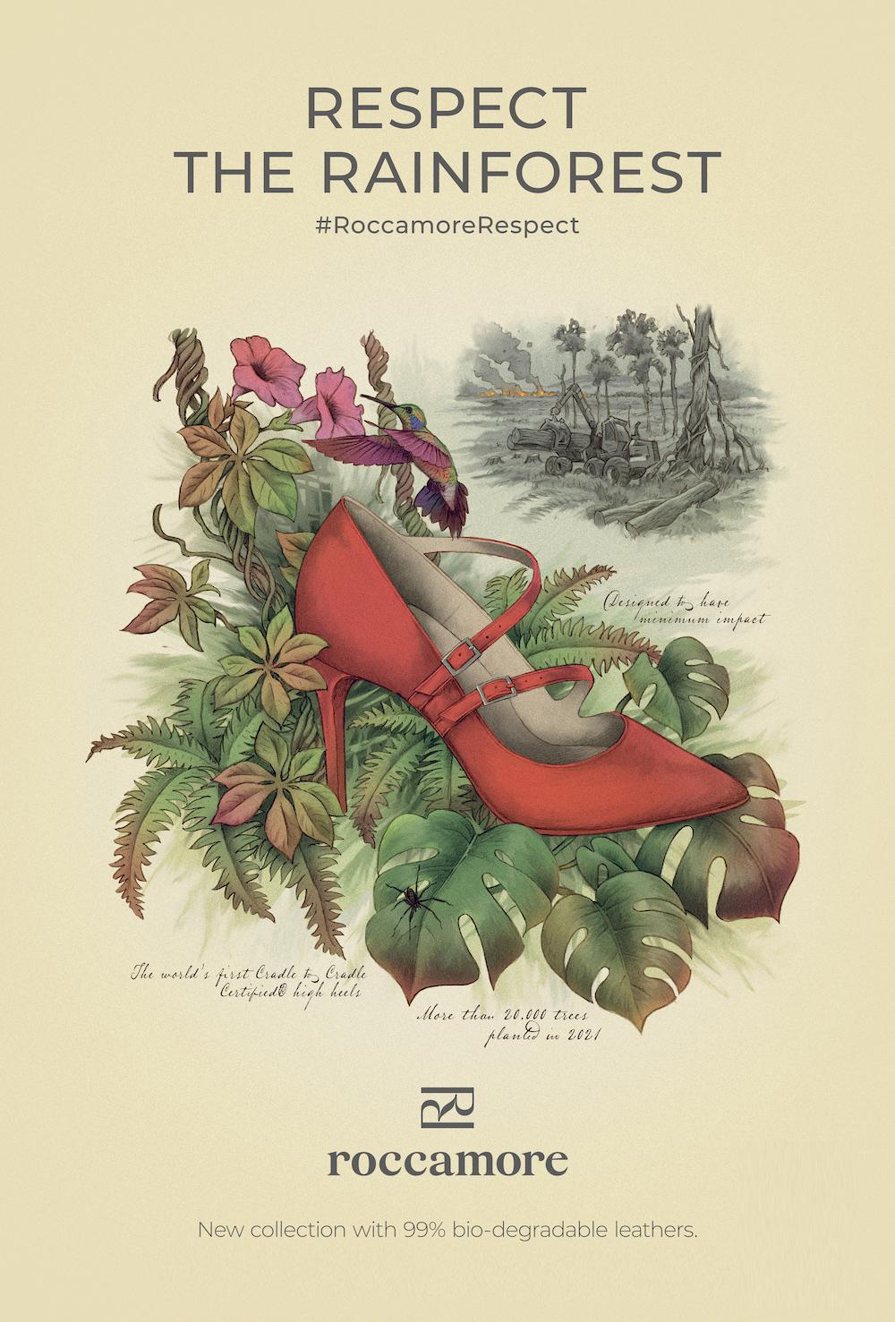 Ad World on Twitter: "These nature prints are old, but gold 🔃 Like Roccamore's sustainable shoes, they admire and respect our planet 🌿 #marketing https://t.co/UshIUvPIhc" / Twitter